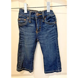 Wrangler Cowboy Cut Jeans Toddler Blue Denim Pants Boys Girls 12 Month Baby
